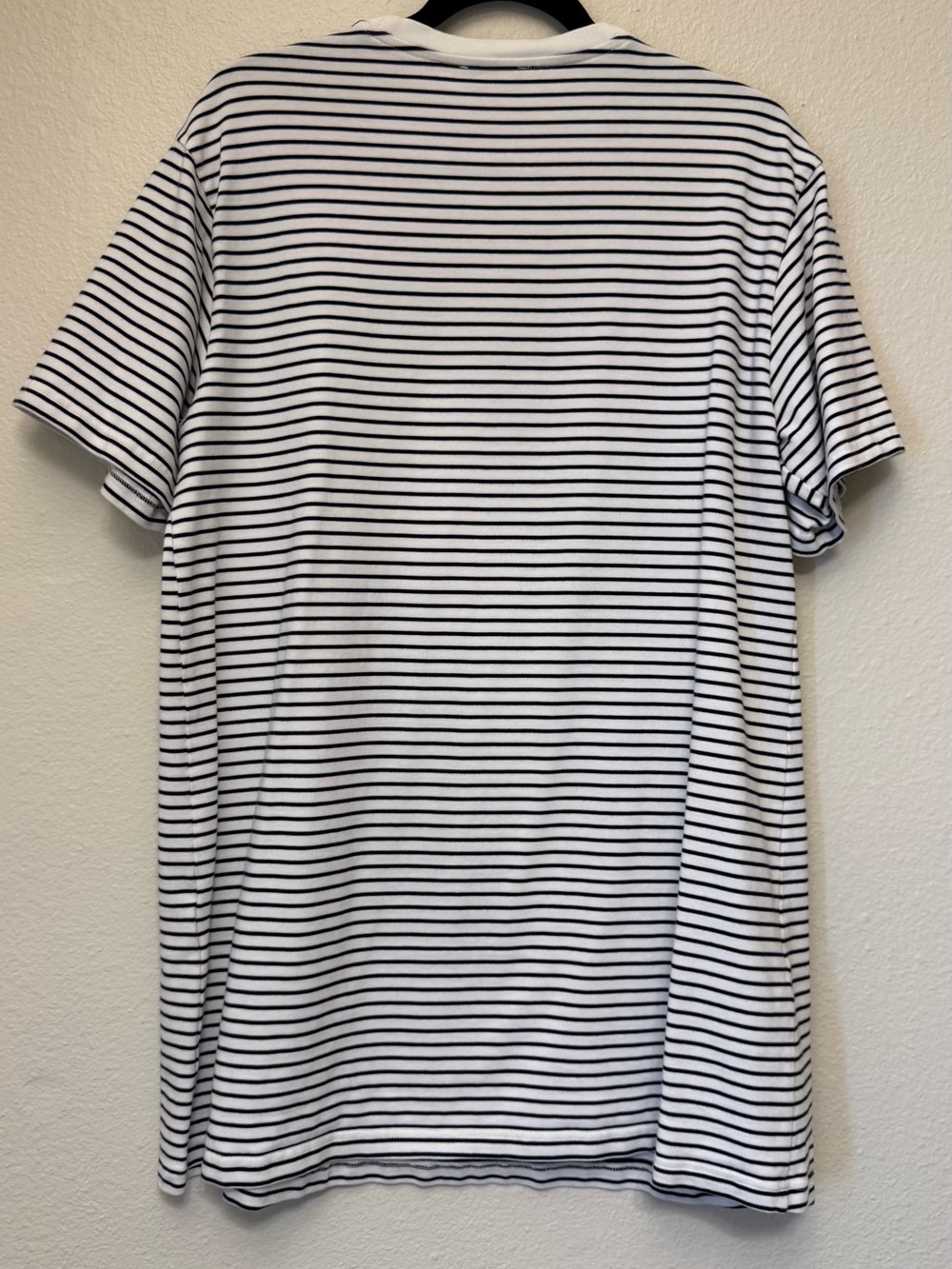COS White and Black Thin-Striped Crew T Shirt Dress - Picture 3 of 3